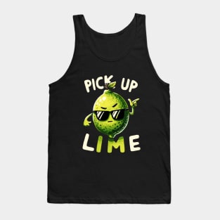 Pick up Line Lime Tank Top